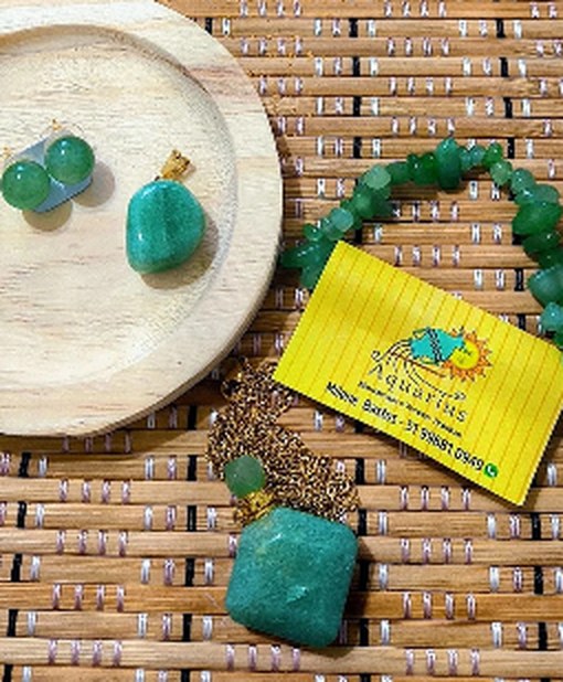 Conjunto em amazonita